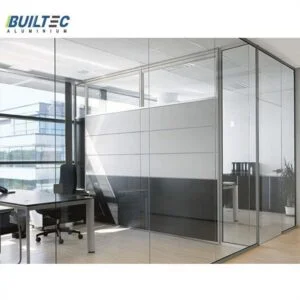 Tempered Glass Office Partition Design