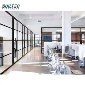 Tempered Glass Office Partition